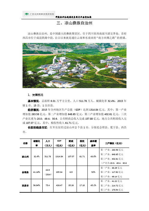 长征沿线地区特色文产资料——凉山州