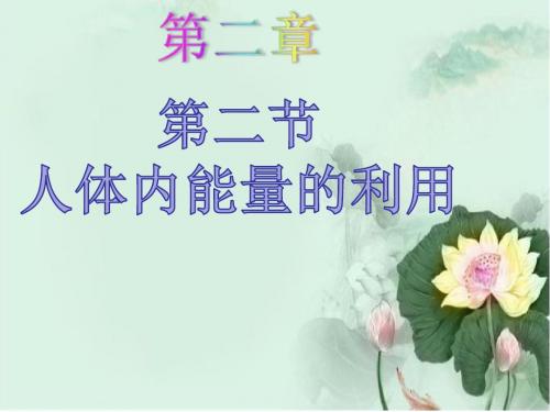 山东省菏泽市牡丹区2019年济南版生物 七下第二章第二节人体内能量的利用(PPT,15张)
