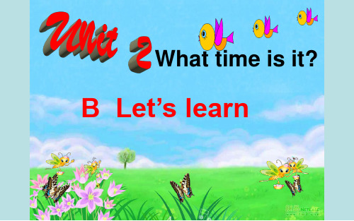 人教PEP四年级英语下册Unit2 B  Let’s learn课件