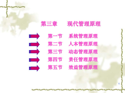 现代管理原理ppt课件