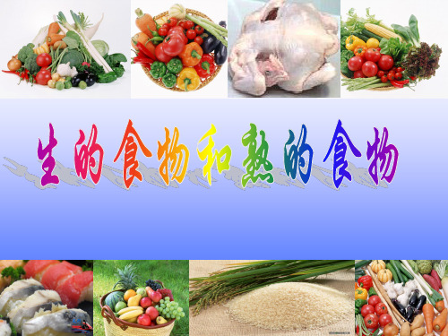 四年级下册科学生的食物和熟的食物教科版 (33)
