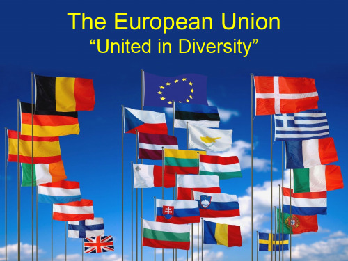 The European Union“United in Diversity”