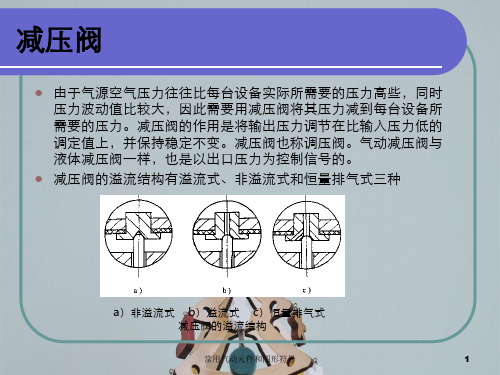 常用气动元件和图形符号