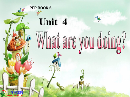 PEP英语四年级下册第四单元《Read and write》PPT课件