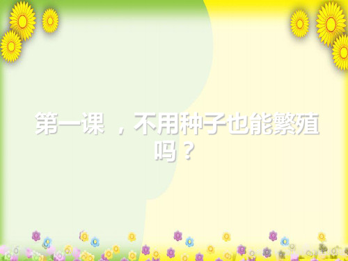 小学科学五下《不用种子也能繁殖吗》PPT 公开课一等奖课件(1)