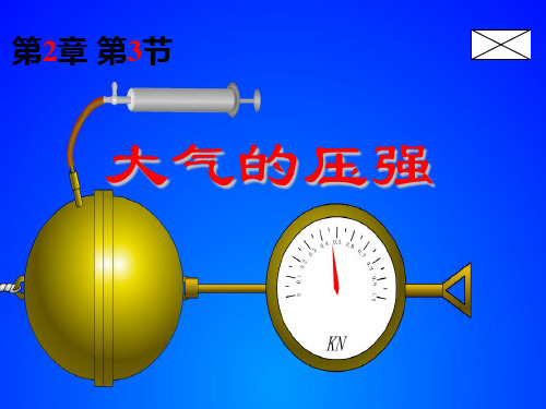 2.3 大气的压强(3)