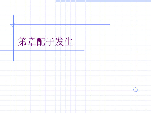 第章配子发生