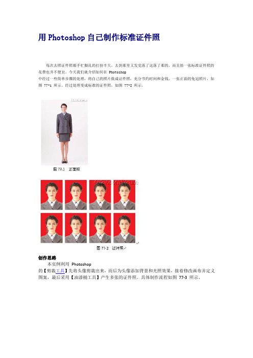 用Photoshop_cs5自己制作标准证件照汇总