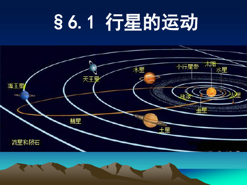 61行星的运动(上课版)精品PPT课件