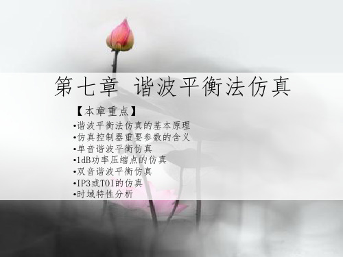 谐波平衡法仿真.