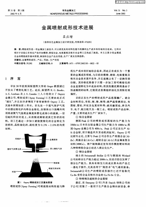 金属喷射成形技术进展