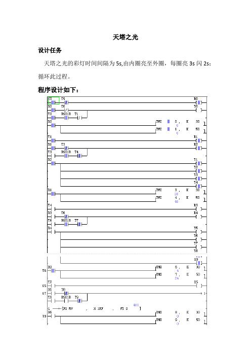 天塔之光设计实验