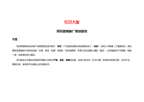 (推荐)红日大厦营销策划报告