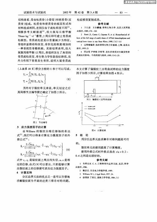 维甲酸所致大鼠骨质疏松股骨弯曲实验研究