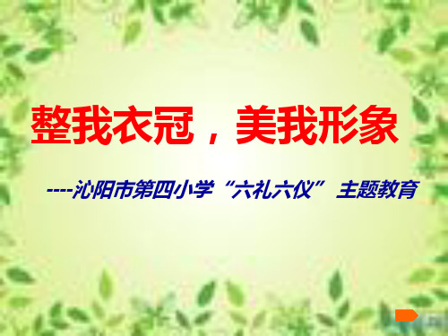 仪容仪表主题班会PPT课件