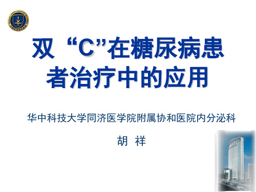 双“C”在糖尿病患者治疗中的应用