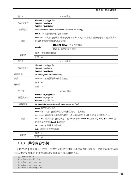 共享内存实例_Linux 编程基础_[共3页]