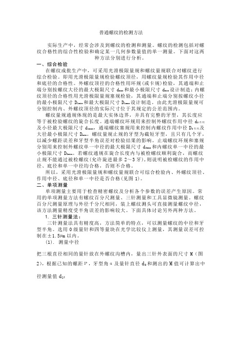 螺纹检测