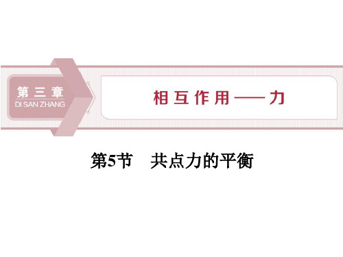 《共点力的平衡》物理PPT课件(5篇)