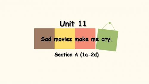 人教版九年级上册Unit 11 Section A (1a-2d)(共29张PPT)