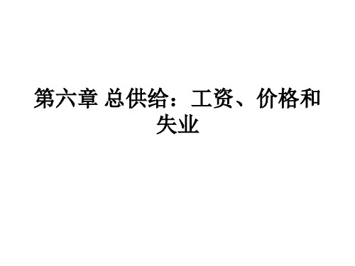 6 总供给：工资、价格-最新-3-4