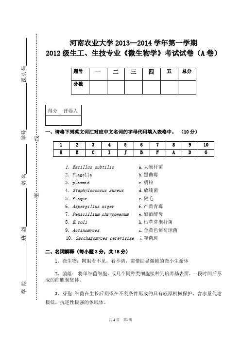 生技 12A卷2