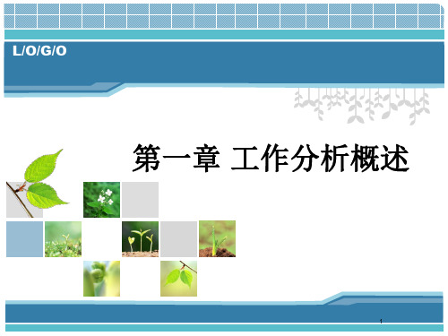 工作分析概述ppt课件