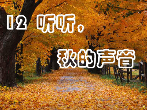 听听-秋雨的声音(上课)