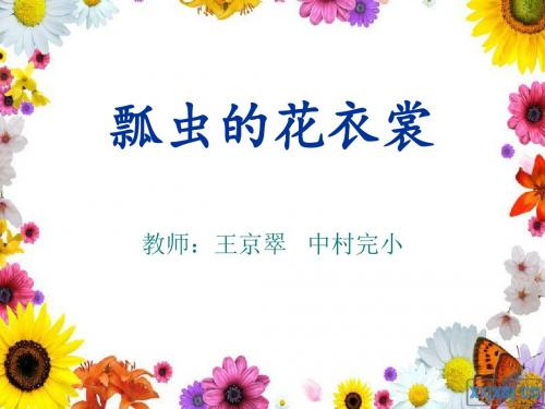 《瓢虫的花衣裳》课件1111