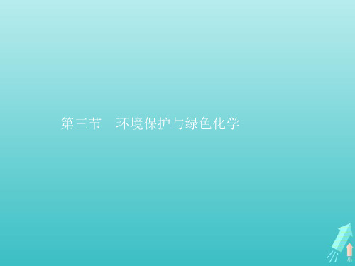 高中化学第八章第三节环境保护与绿色化学课件人教版必修二