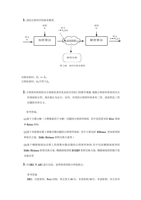 密码学复习试题