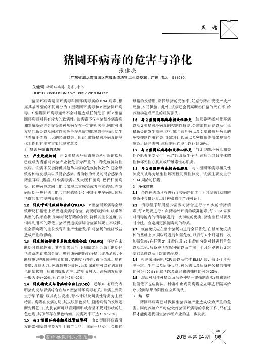 猪圆环病毒的危害与净化