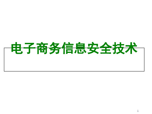 电子商务信息安全技术.课件.ppt