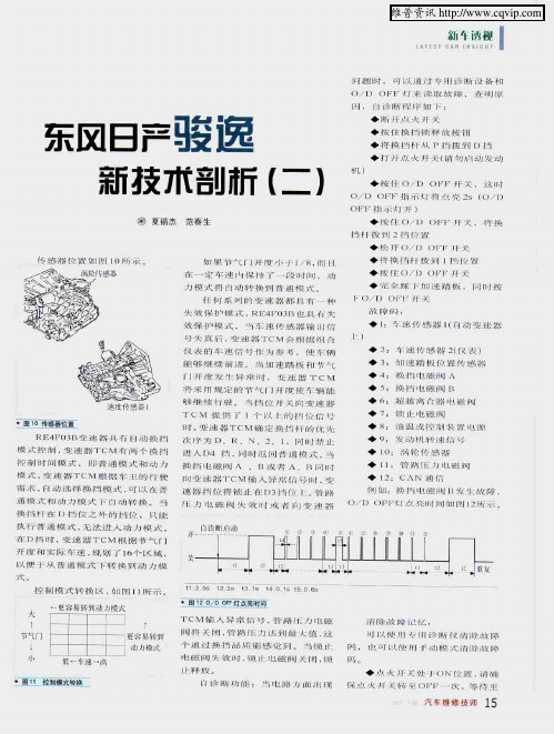 东风日产骏逸新技术剖析(二)