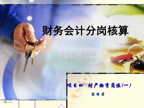 财务会计分岗核算-项目4-