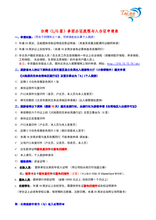 台湾通行证模板