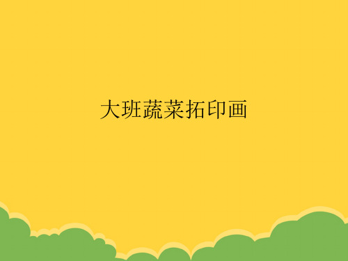 大班蔬菜拓印画ppt选优文档