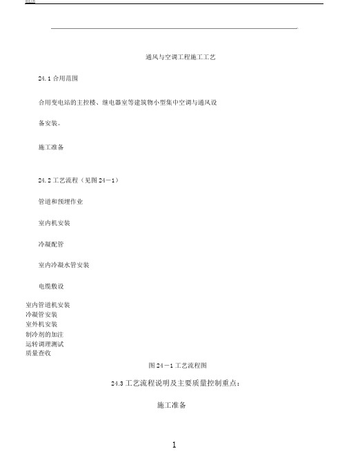 通风与空调工程施工工艺介绍图文.
