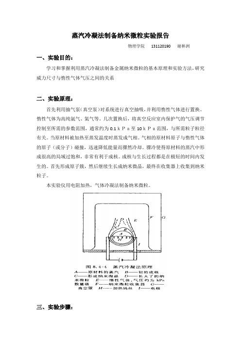 纳米微粒实验报告分析
