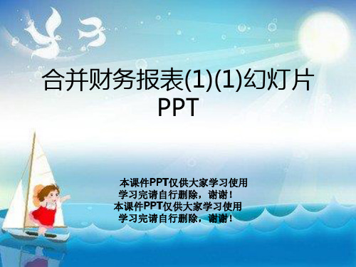 合并财务报表(1)(1)幻灯片PPT