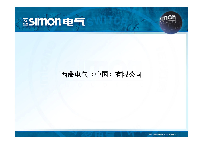 SIMON欧洲西蒙电气公司介绍