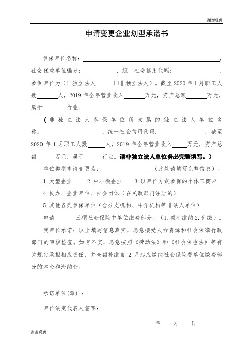 申请变更企业划型承诺书.doc