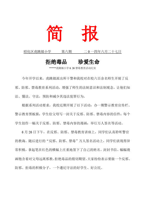 6毒品简报