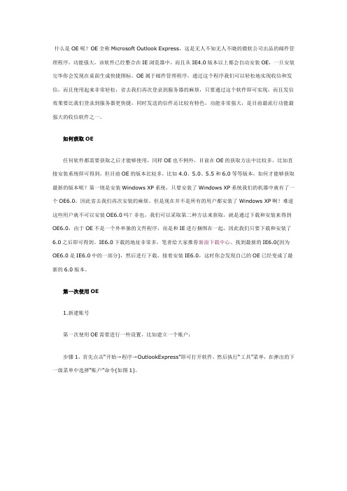 什么是OE呢