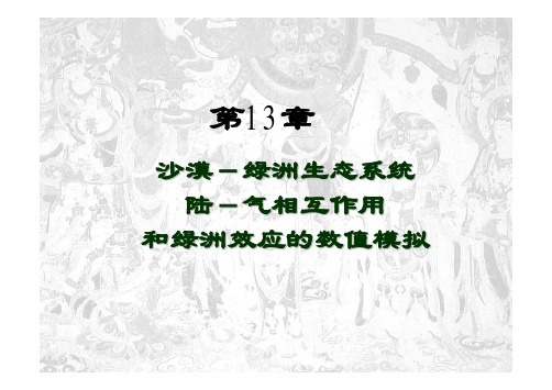 沙漠-绿洲生态系统