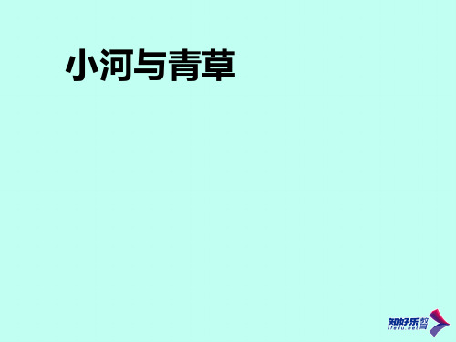 (苏教版)一年级语文上册 小河与青草 4PPT课件