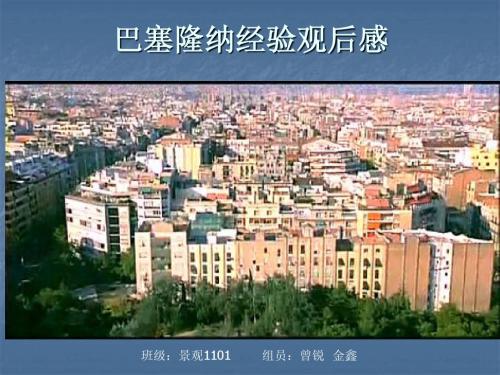 巴塞隆那经验