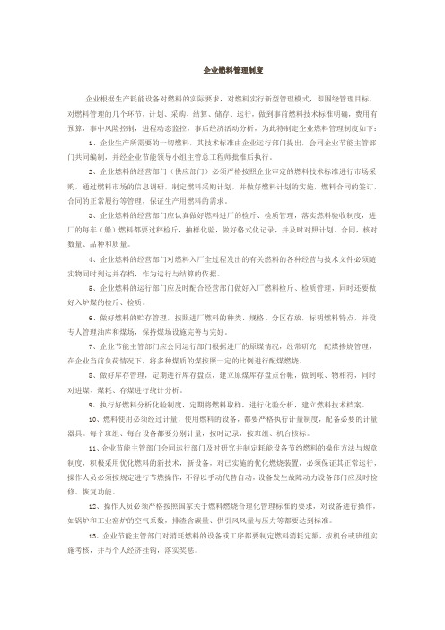 企业节能管理机构职责文档 (2)