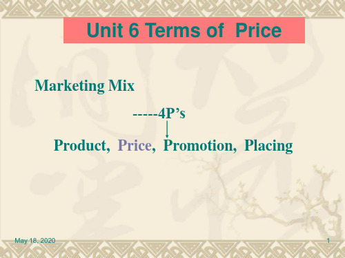 Terms of  Price