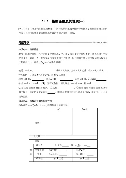 第二章 2.1 2.1.2(一)指数函数